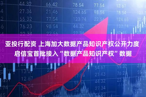 亚投行配资 上海加大数据产品知识产权公开力度 启信宝首批接入“数据产品知识产权”数据